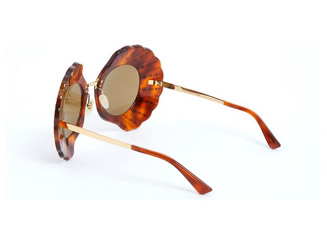 Gucci GAFAS DE SOL REDONDAS EDICIÓN LIMITADA CON CRISTAL - vista 4