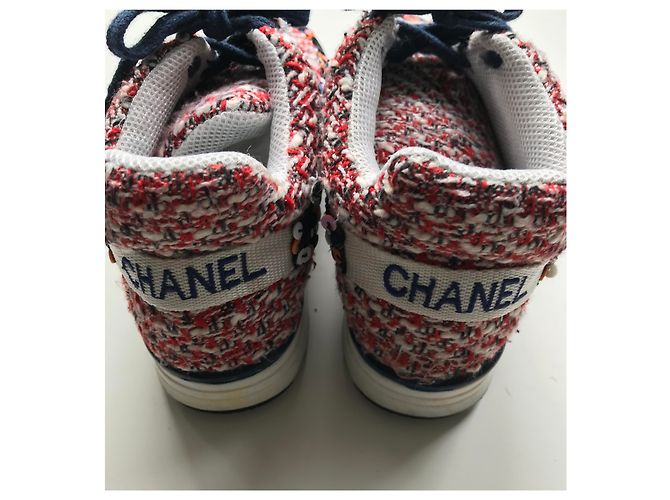 Chanel Tweed Runner Trainer Mehrfarben - Ansicht 11