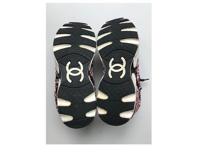 Chanel Tweed Runner Trainer Mehrfarben - Ansicht 12