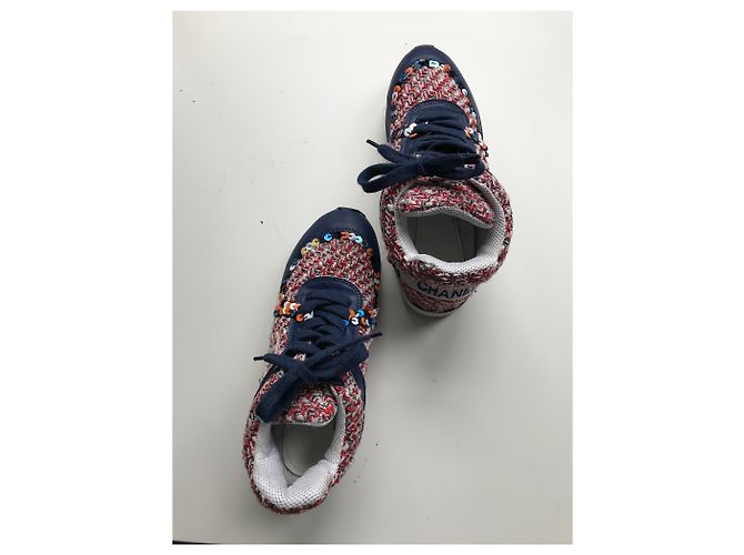 Chanel Tweed Runner Trainer Mehrfarben - Ansicht 15