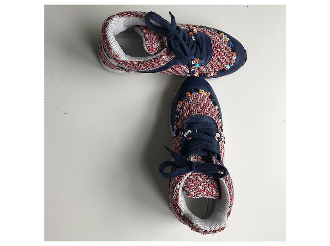 Chanel Tweed Runner Trainer Mehrfarben - Ansicht 17