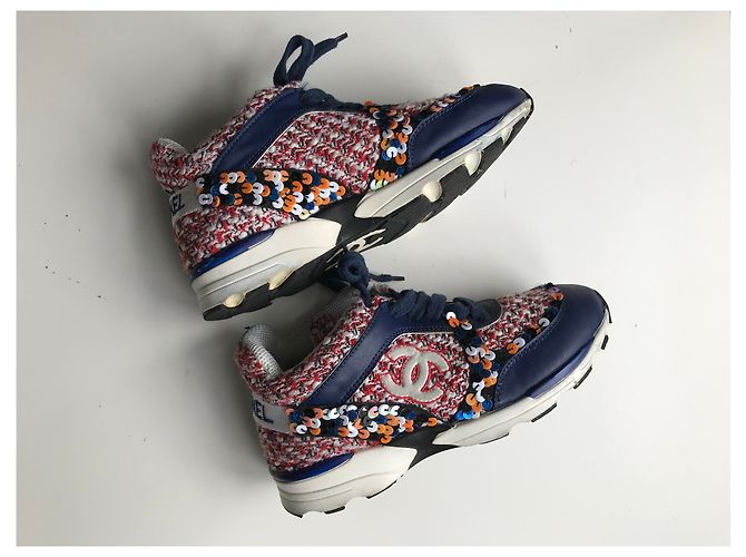 Chanel Tweed Runner Trainer Mehrfarben - Ansicht 19