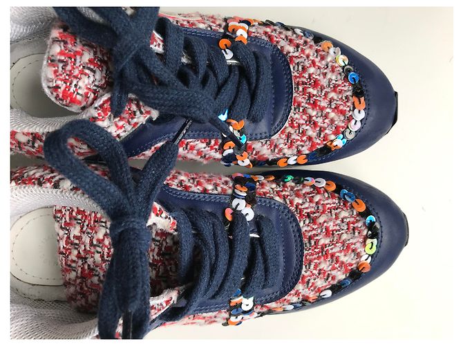 Chanel Tweed Runner Trainer Mehrfarben - Ansicht 23