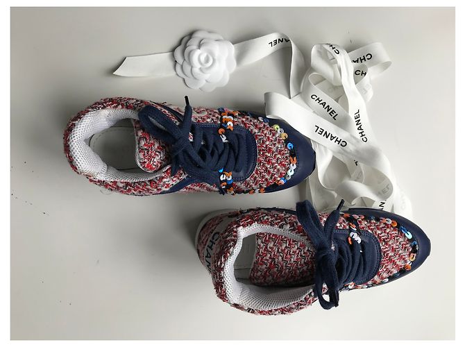 Chanel Tweed Runner Trainer Mehrfarben - Ansicht 26