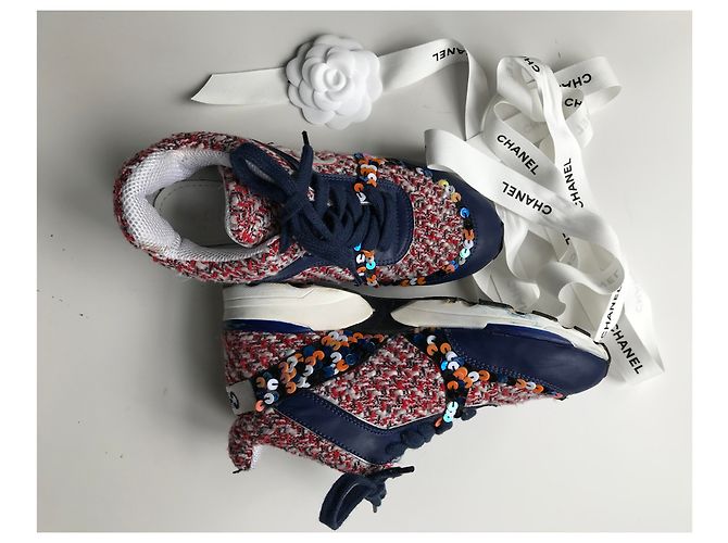 Chanel Tweed Runner Trainer Mehrfarben - Ansicht 27