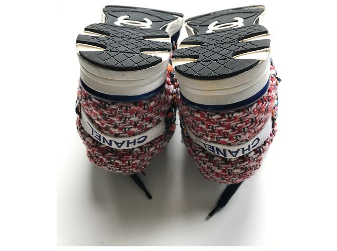 Chanel Tweed Runner Trainer Mehrfarben - Ansicht 31