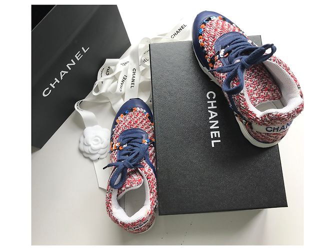 Chanel Tweed Runner Trainer Mehrfarben - Ansicht 32