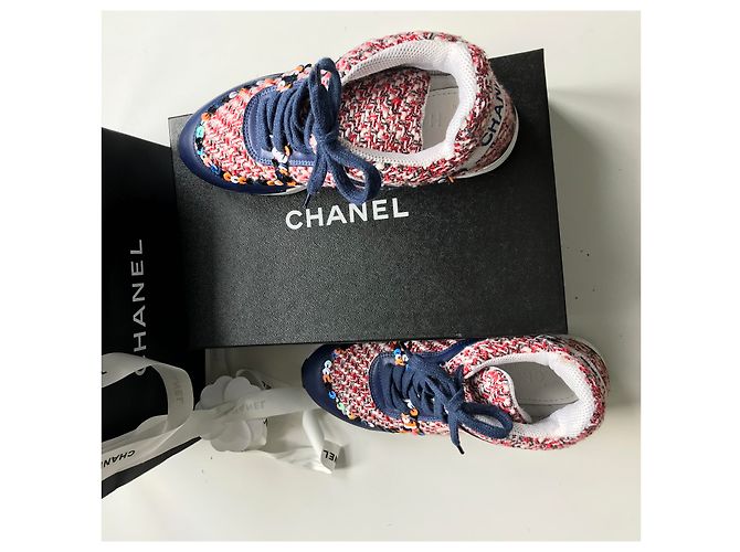Chanel Tweed Runner Trainer Mehrfarben - Ansicht 34