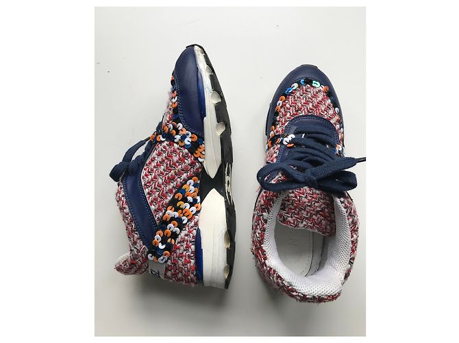 Chanel Tweed Runner Trainer Mehrfarben - Ansicht 4