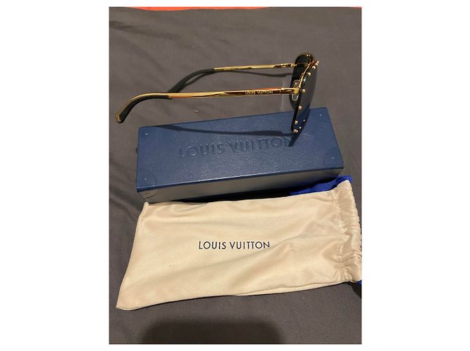 Louis Vuitton Sonnenbrille Aviator Silber Metall - Ansicht 2