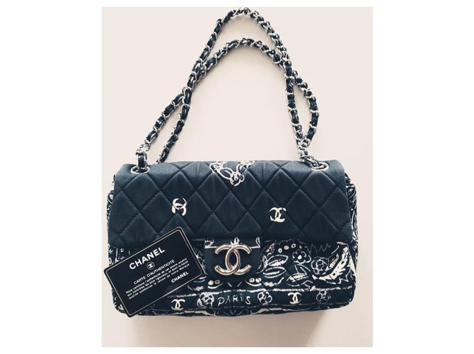Chanel TIMELESS Azul oscuro - vista 3