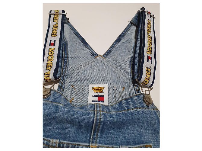 Tommy Hilfiger Tommy Jeans X Looney Tunes Latzkleid Hellblau - Ansicht 6