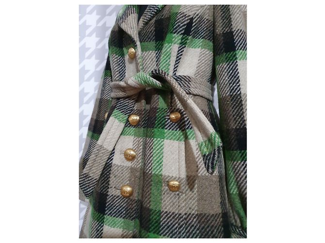 Abrigo de lana tartan Juicy Couture Multicolor - vista 3