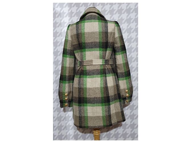 Abrigo de lana tartan Juicy Couture Multicolor - vista 4