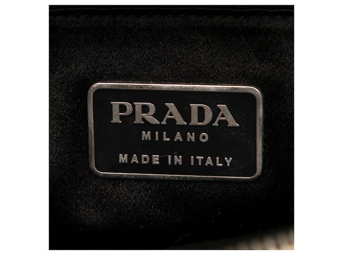 Prada Tasche aus schwarzem Leder - Ansicht 6