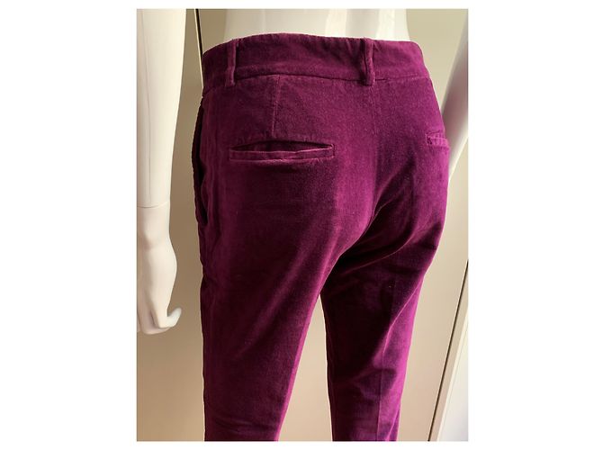 Autre Marque L'autre Wählte eine Samthose Lila - Ansicht 11