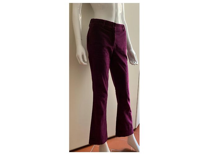 Autre Marque L'autre Wählte eine Samthose Lila - Ansicht 12
