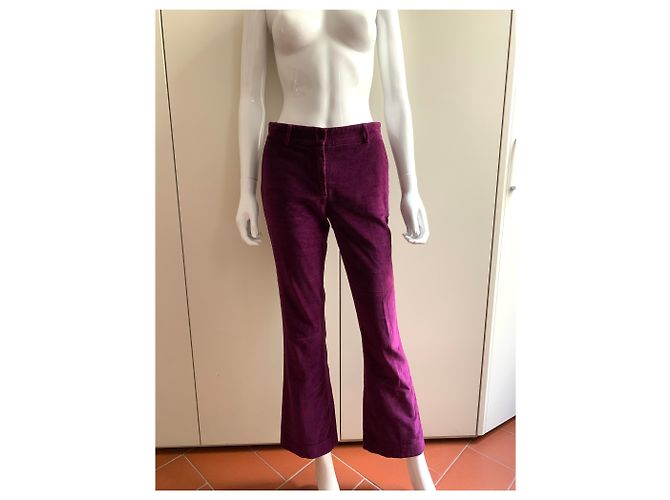 Autre Marque L'autre Wählte eine Samthose Lila - Ansicht 14