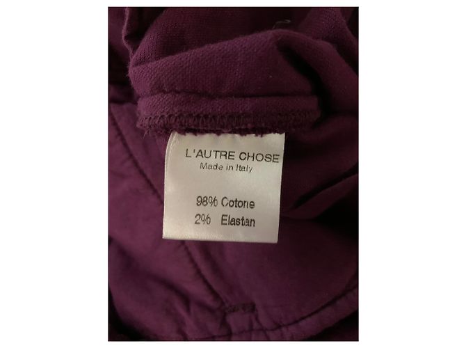 Autre Marque L'autre Wählte eine Samthose Lila - Ansicht 6