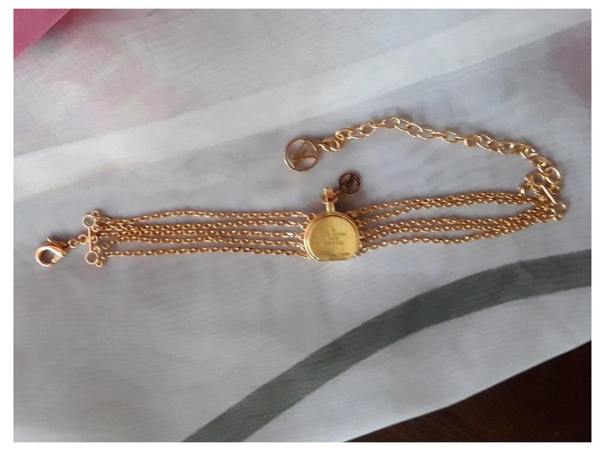 Bracciale Mini LV Louis Vuitton Oro D'oro - vista 5