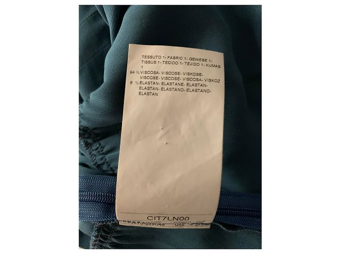 Autre Marque Top Bagutta de viscosa verde petróleo - vista 5