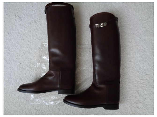 Kelly Hermès Boots Brown - view 8