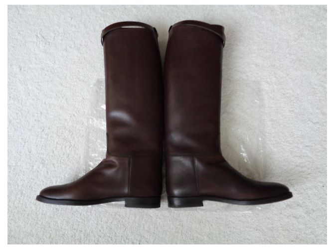 Kelly Hermès Boots Brown - view 4