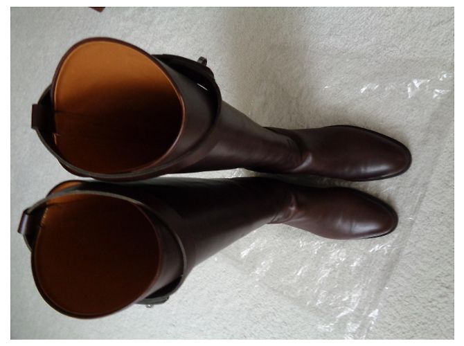 Kelly Hermès Boots Brown - view 6