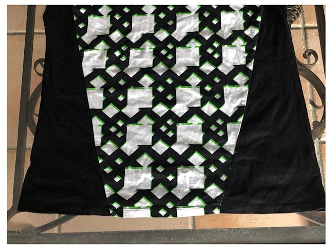 Peter Pilotto X Target Tops Negro Blanco Verde - vista 3