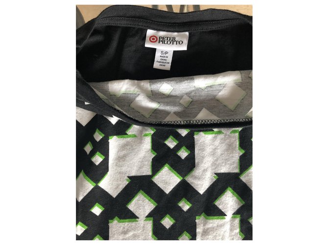 Peter Pilotto X Target Tops Negro Blanco Verde - vista 5