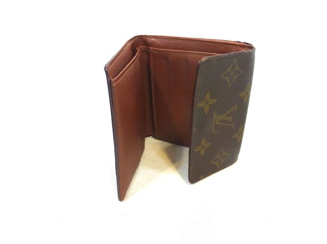 Louis Vuitton Elise Monogram Cartera Marrón Cuero Castaño - vista 3