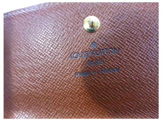 Louis Vuitton Elise Monogram Cartera Marrón Cuero Castaño - vista 5