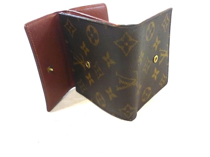 Louis Vuitton Elise Monogram Cartera Marrón Cuero Castaño - vista 8