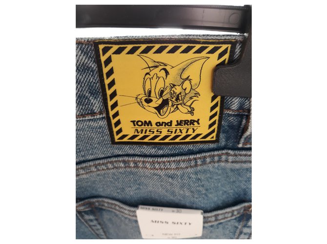 Jeans Balloon Miss Sixty Azul Denim - vista 4