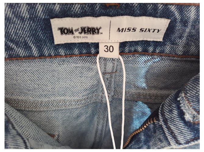 Jeans Balloon Miss Sixty Azul Denim - vista 5