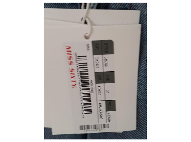 Jeans Balloon Miss Sixty Azul Denim - vista 7