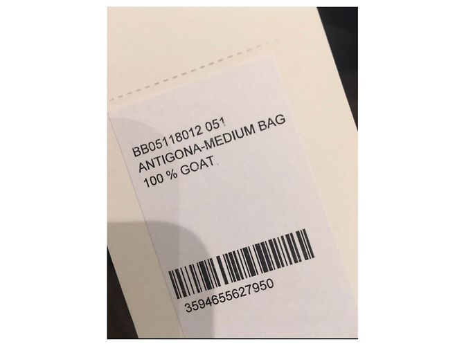 Givenchy Borsa Antigona media in pelle Grigio - vista 4