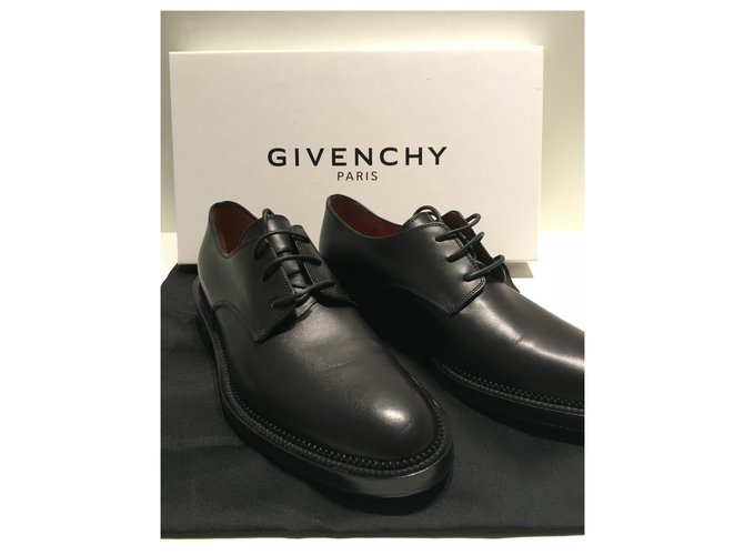 Givenchy schwarze Leder Derby Schuhe - Ansicht 11