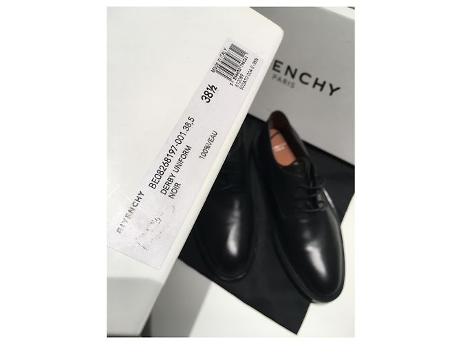 Givenchy schwarze Leder Derby Schuhe - Ansicht 12