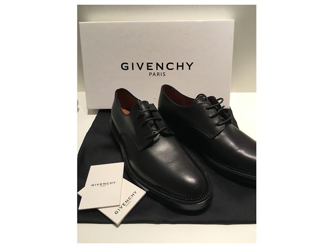 Givenchy schwarze Leder Derby Schuhe - Ansicht 13