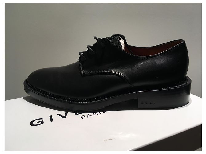 Givenchy schwarze Leder Derby Schuhe - Ansicht 5