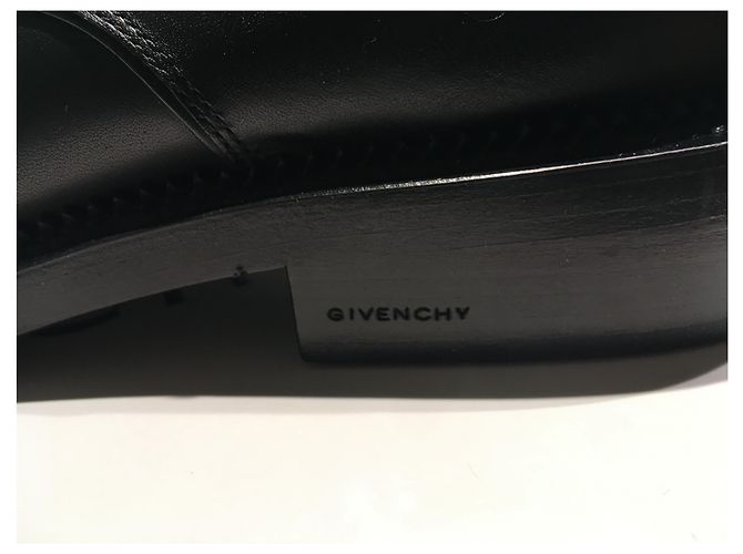 Givenchy schwarze Leder Derby Schuhe - Ansicht 6