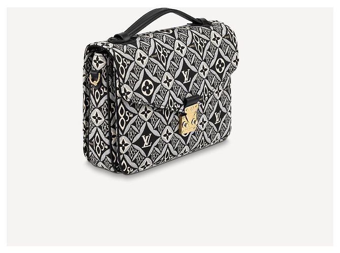 Borsa Louis Vuitton Metis MM Jacquard Grigia Grigio - vista 2