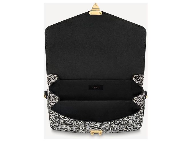 Borsa Louis Vuitton Metis MM Jacquard Grigia Grigio - vista 3