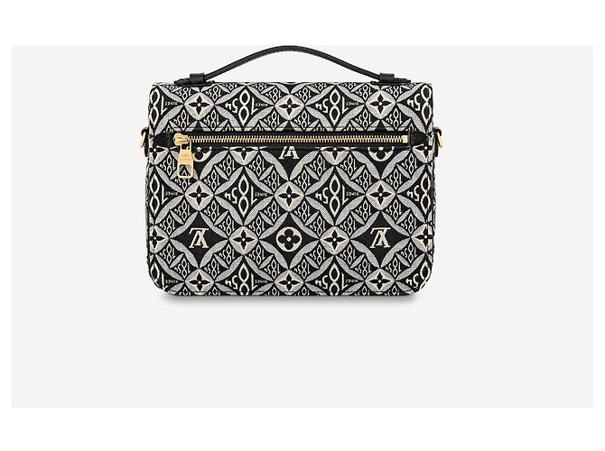 Borsa Louis Vuitton Metis MM Jacquard Grigia Grigio - vista 4
