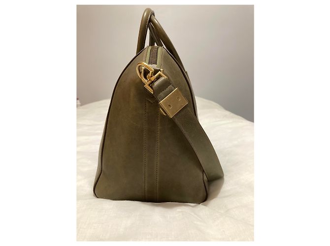 Borsa Givenchy Antigona Media Verde Scuro Pelle - vista 4