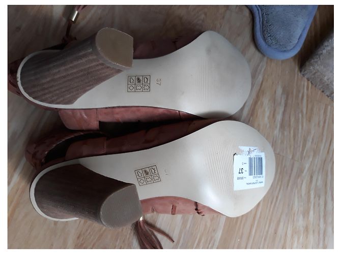 Sandali con tacco Guess in pelle - vista 4