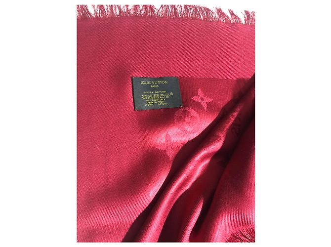 Louis Vuitton roter Monogrammschal - Ansicht 4