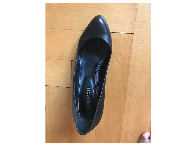 Décolleté Sergio Rossi in pelle nera Nero - vista 5