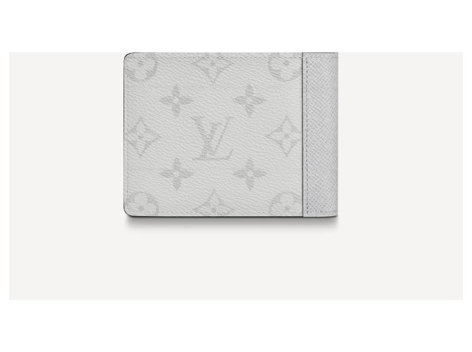 Louis Vuitton Portafoglio LV Multiple Antartica Bianco - vista 2